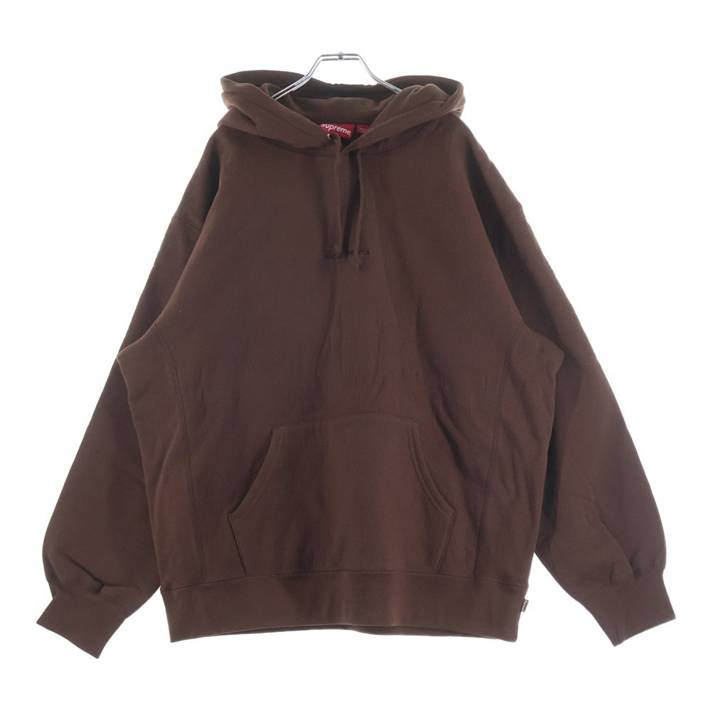 SUPREME(シュプリーム) 21AW Number One Hooded Sweatshirt プルオーバースウェットパーカー ブラウン