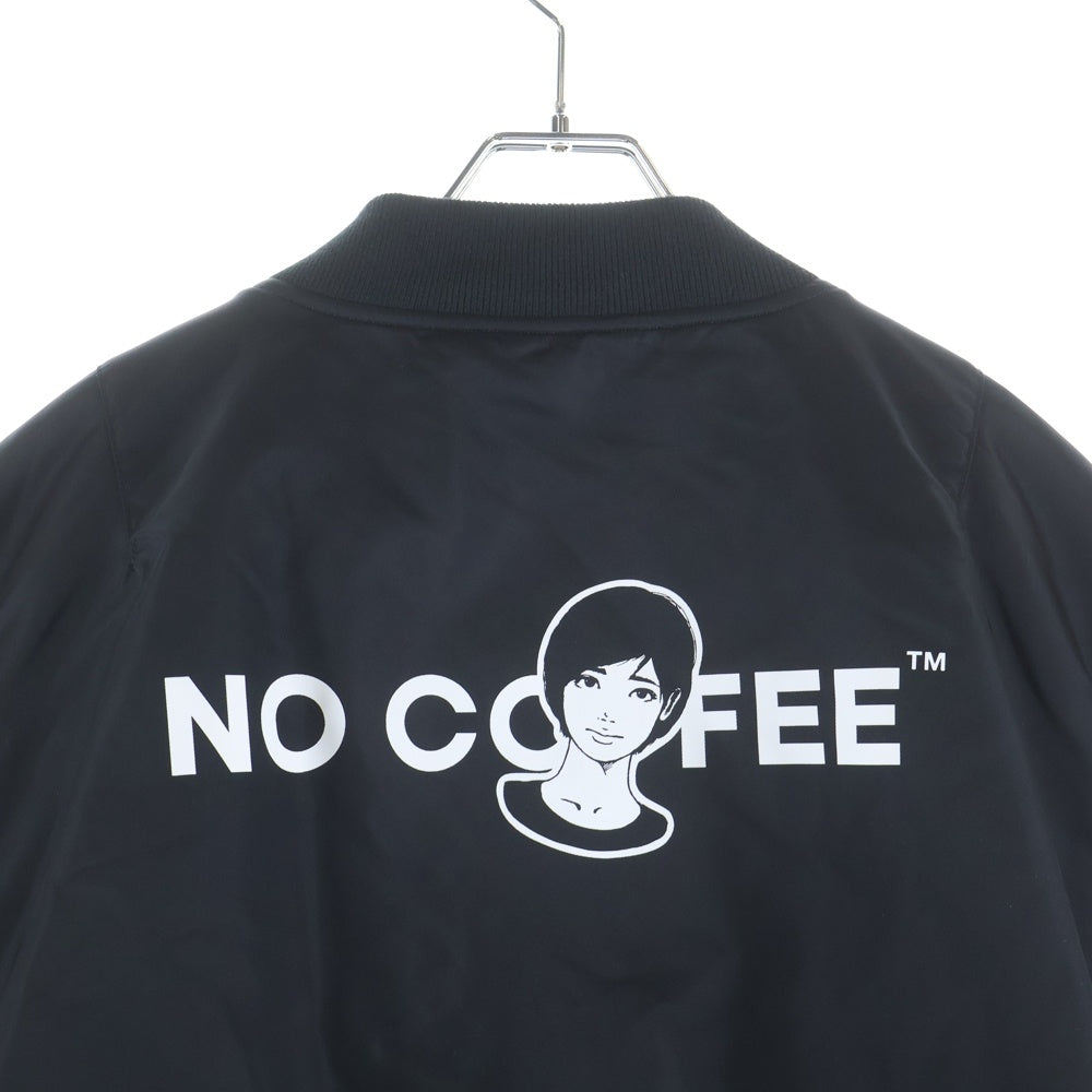 ALPHA INDUSTRIES(アルファ インダストリーズ) 20AW KYNE NO COFFEE キネ ノーコーヒー MA-1 ボンバージャケット ブラック TA0412-9001