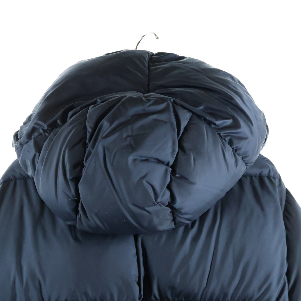 Max Mara(マックスマーラ) THE CUBE フード付き ロング ナイロン ダウンジャケット ネイビー レディース 949603066