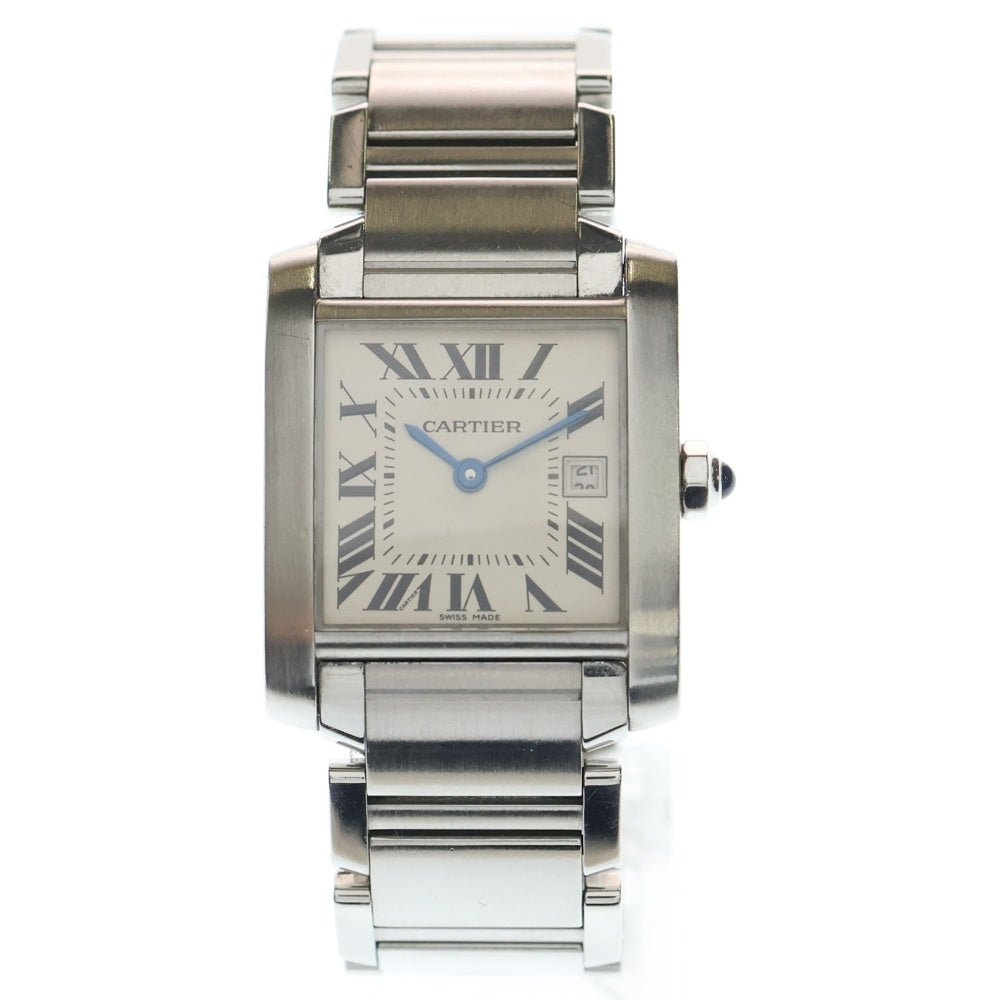 Cartier(カルティエ) W51011Q3 タンクフランセーズMM シルバー文字盤 SS/QZ ステンレス クォーツ 腕時計