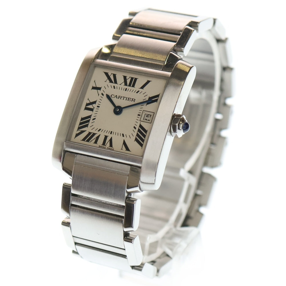 Cartier(カルティエ) W51011Q3 タンクフランセーズMM シルバー文字盤 SS/QZ ステンレス クォーツ 腕時計