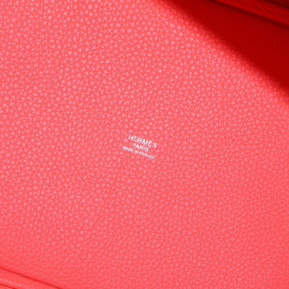 HERMES(エルメス) ピコタンロックMM ローズテキサス トリヨン シルバー金具 ハンドバッグ Y刻印 レディース