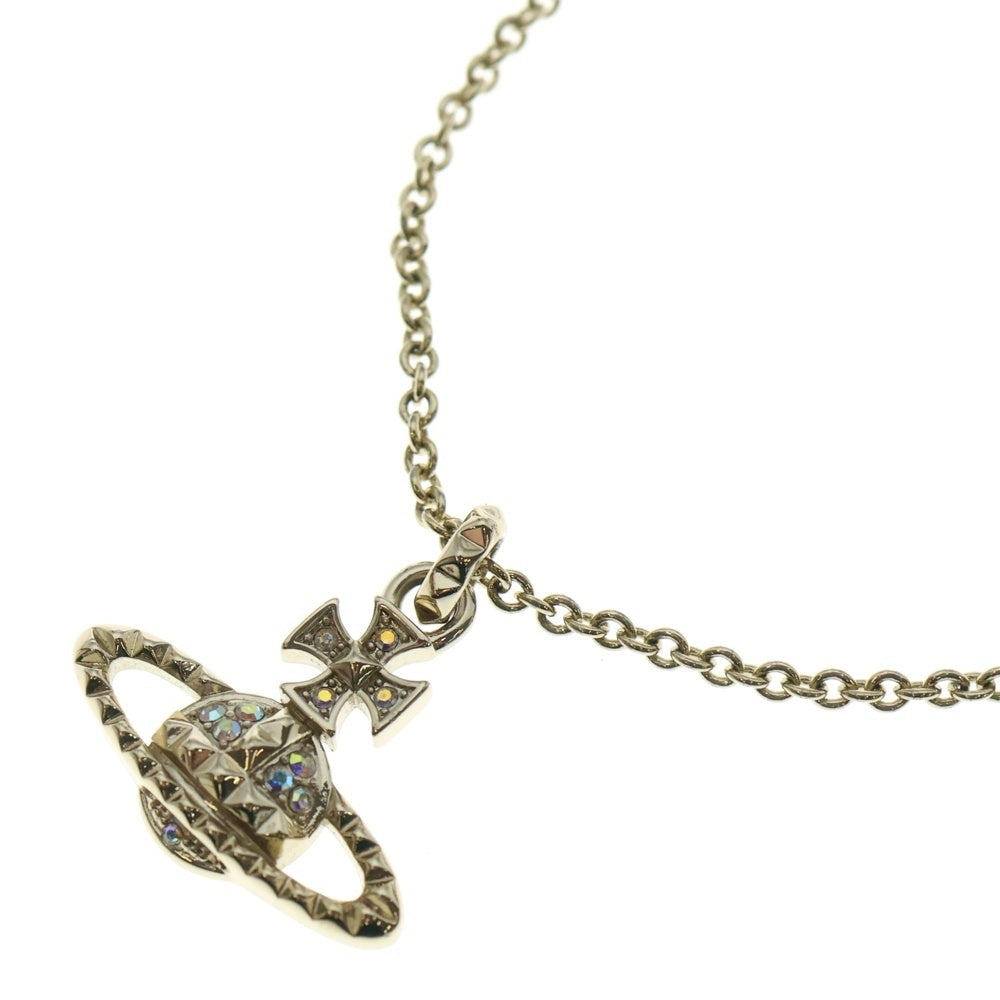 Vivienne Westwood(ヴィヴィアンウエストウッド) オーブ ネックレス ラインストーン ゴールド GP アクセサリー レディース