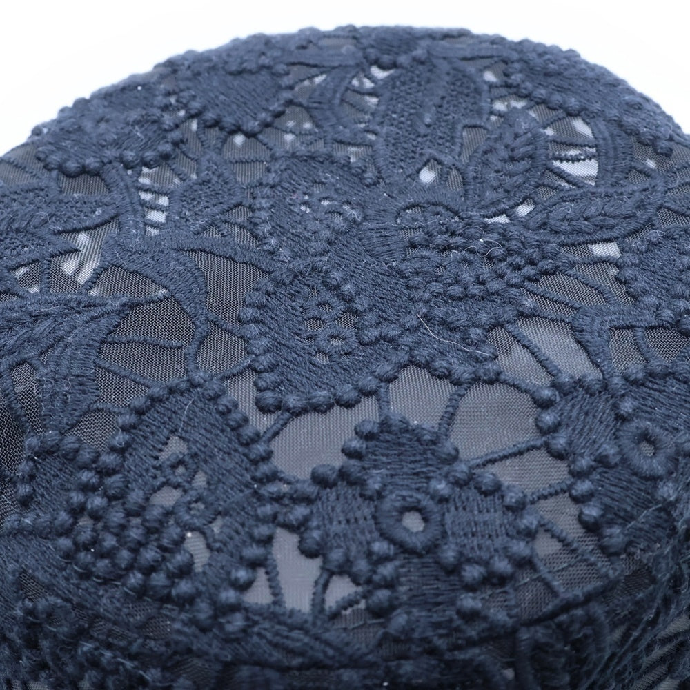 Christian Dior(クリスチャンディオール) ボブB バケットハット 帽子 ブラック レース #57 レディース