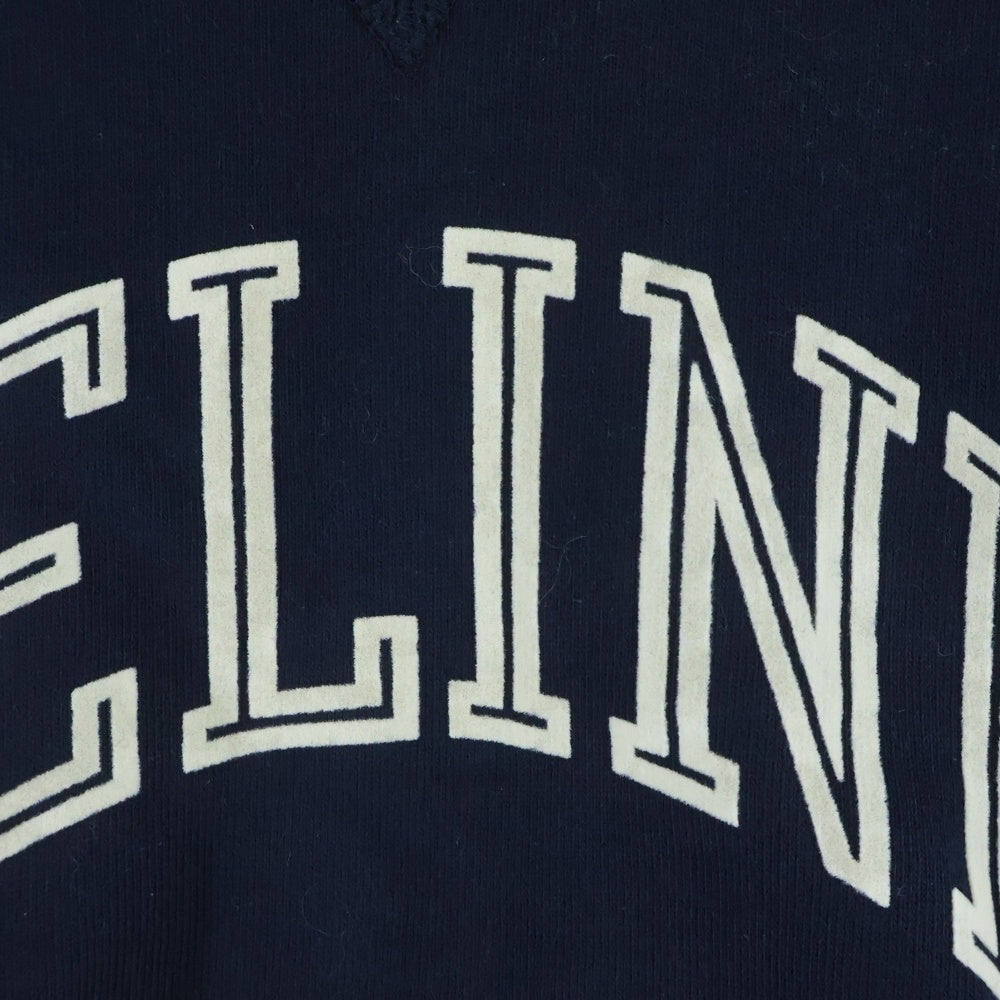 CELINE(セリーヌ) ルーズスウェットシャツ フロントロゴトレーナー ネイビー RY0J5345F レディース