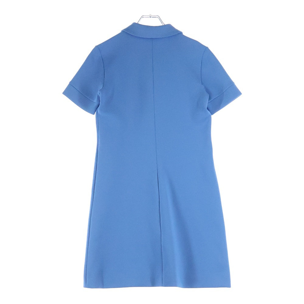 PRADA(プラダ) ボタンワンピース ライトブルー 133089 レディース