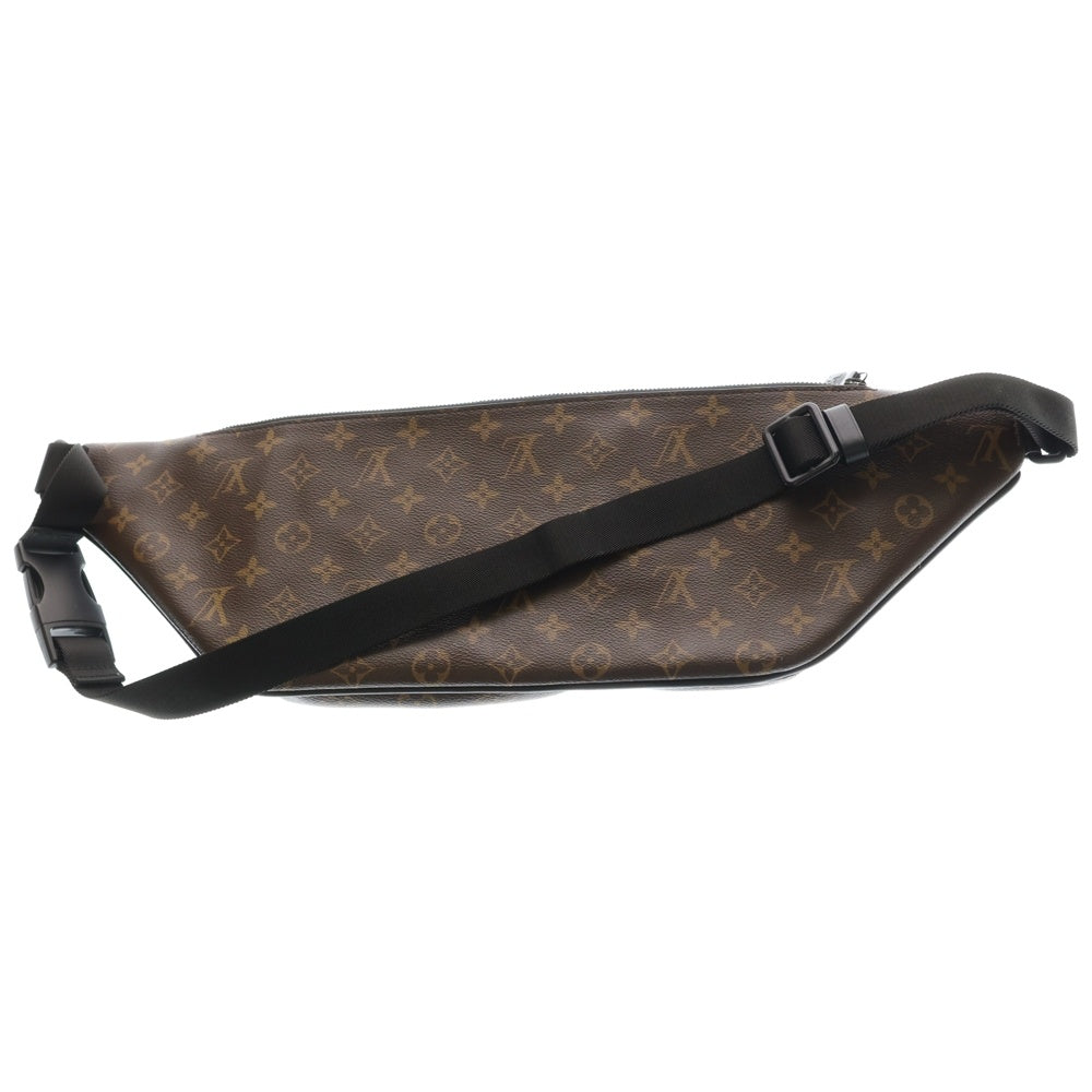 LOUIS VUITTON(ルイヴィトン) モノグラムマカサー クリストファー ウエストバッグ ボディバッグ バムバッグ ブラウン×ブラック M45337 ゴールド金具