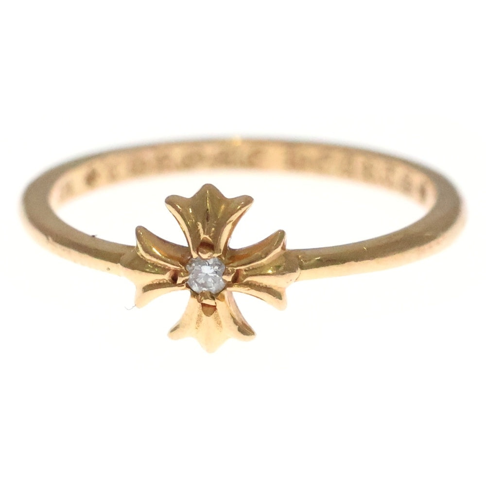 CHROME HEARTS(クロムハーツ) 22K BUBBLGM CH PLS DIA バブルガム CHプラス 1ダイヤ リング ゴールド