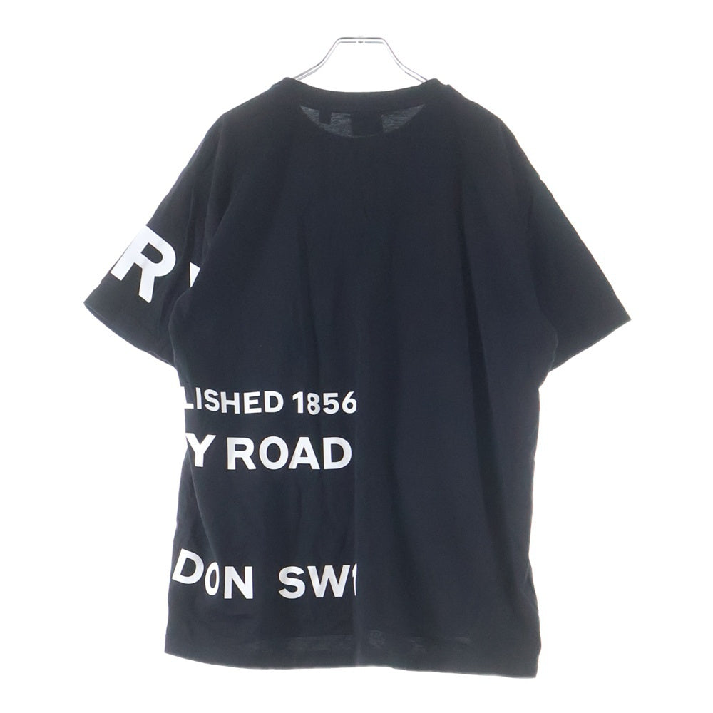 BURBERRY(バーバリー) ホースフェリー ロゴプリント 半袖Tシャツ ブラック