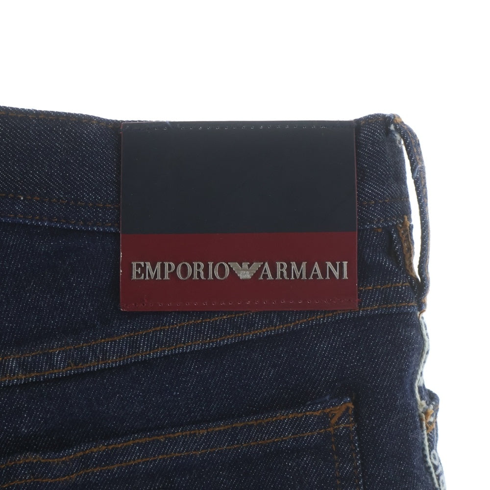 EMPORIO ARMANI(エンポリオアルマーニ) サイドロゴテープ デニムパンツ ジーンズ インディゴ