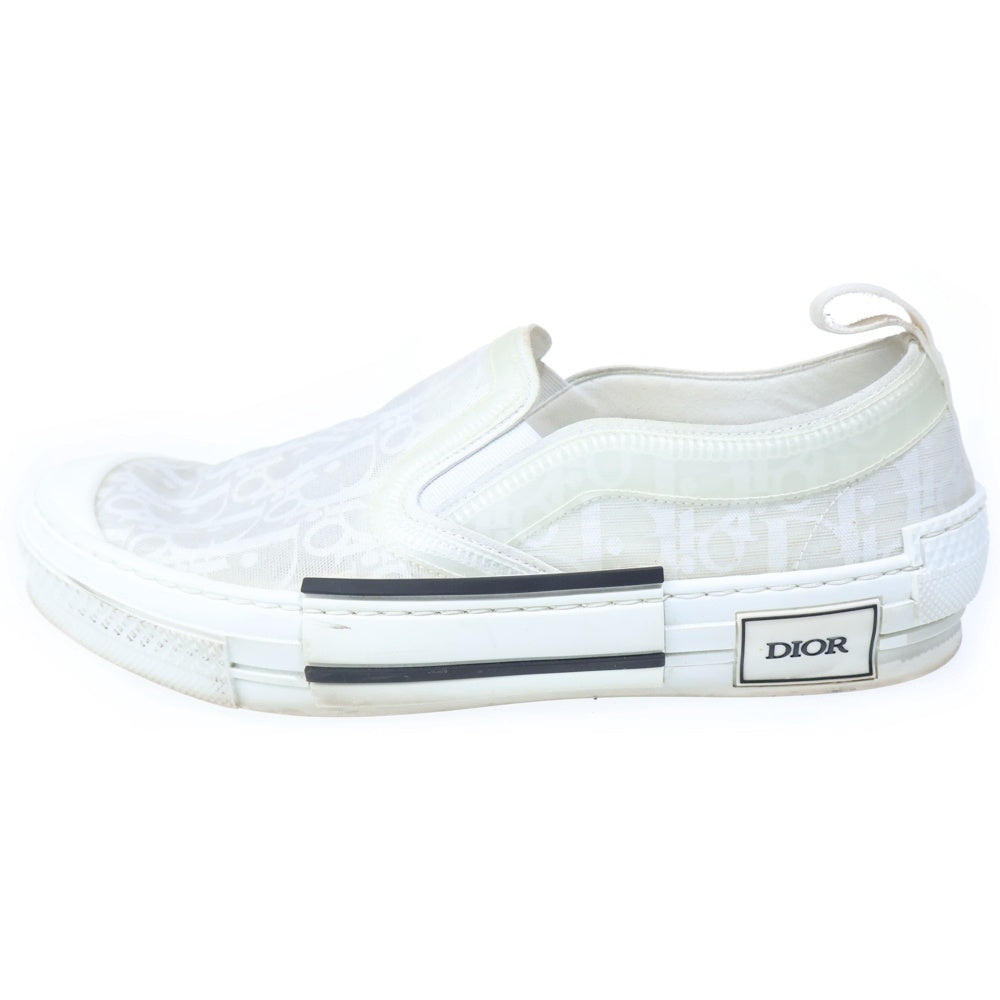 DIOR(ディオール) B23 オブリーク スリッポンスニーカー ホワイト