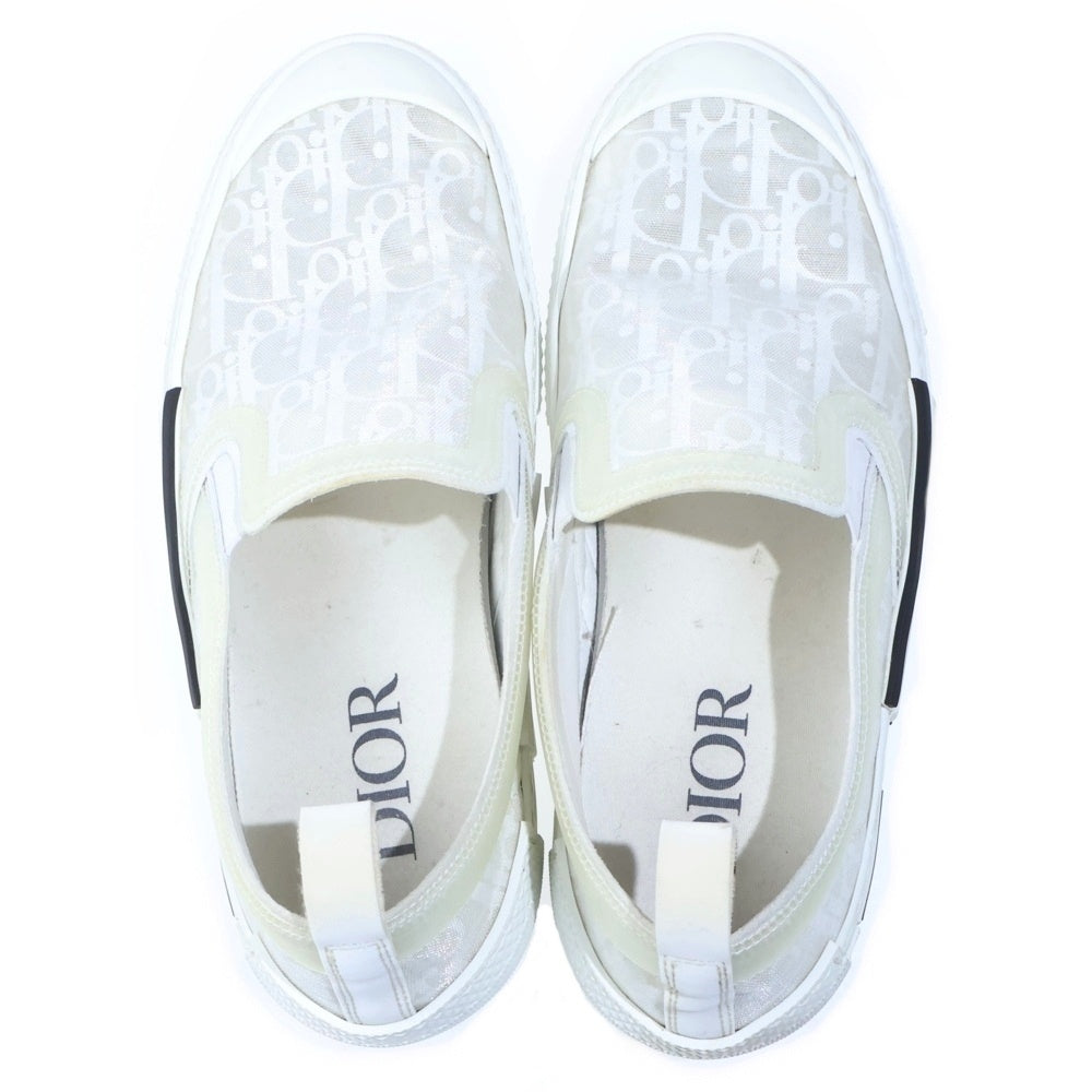 DIOR(ディオール) B23 オブリーク スリッポンスニーカー ホワイト
