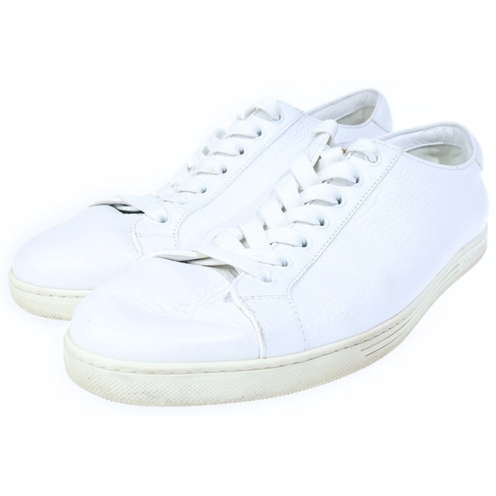 DOLCE & GABBANA(ドルチェアンドガッバーナ) レザー レースアップ ローカットシューズ スニーカー ホワイト GS1735