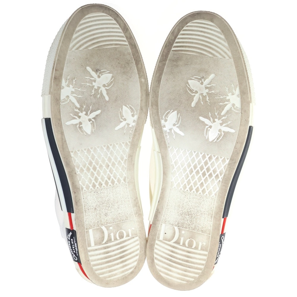 DIOR(ディオール) トライバル柄 レースアップ キャンバス ハイカットシューズ スニーカー ホワイト/ブラック