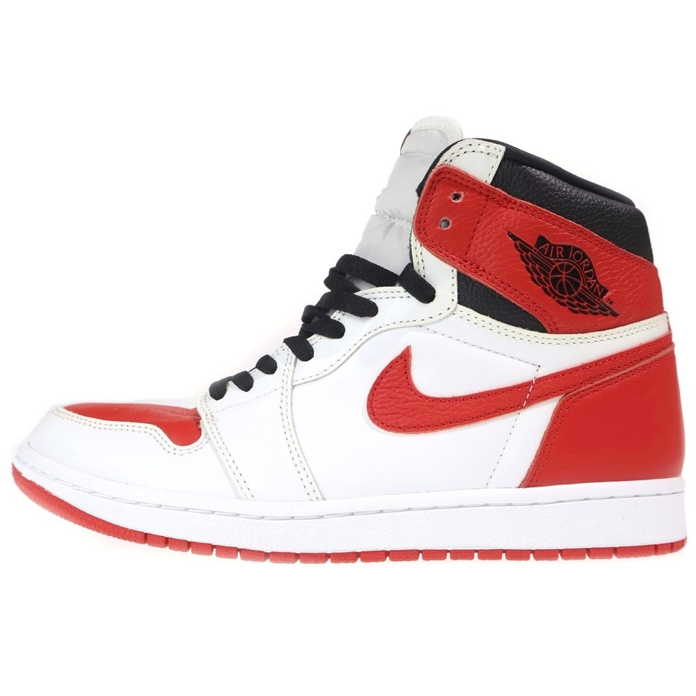 NIKE(ナイキ) AIR JORDAN 1 HIGH OG HERITAGE エアジョーダン 1 ヘリテージ ハイカットスニーカー レッド/ホワイト 555088-161