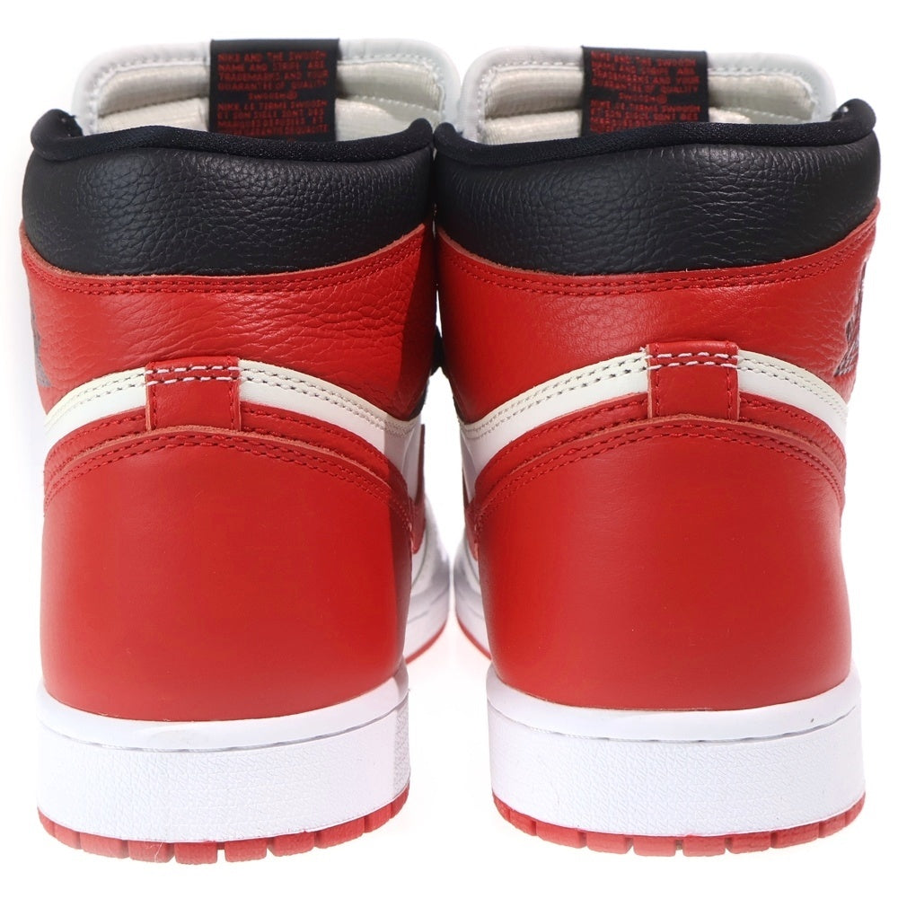 NIKE(ナイキ) AIR JORDAN 1 HIGH OG HERITAGE エアジョーダン 1 ヘリテージ ハイカットスニーカー レッド/ホワイト 555088-161