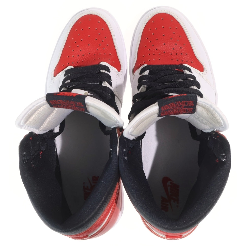 NIKE(ナイキ) AIR JORDAN 1 HIGH OG HERITAGE エアジョーダン 1 ヘリテージ ハイカットスニーカー レッド/ホワイト 555088-161