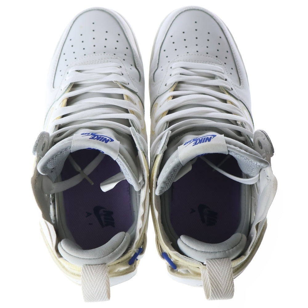 NIKE(ナイキ) AIR FORCE 1 MID REACT SUMMIT WHITE エアフォース 1 リアクト ミッドカットスニーカー ホワイト DQ1872-101