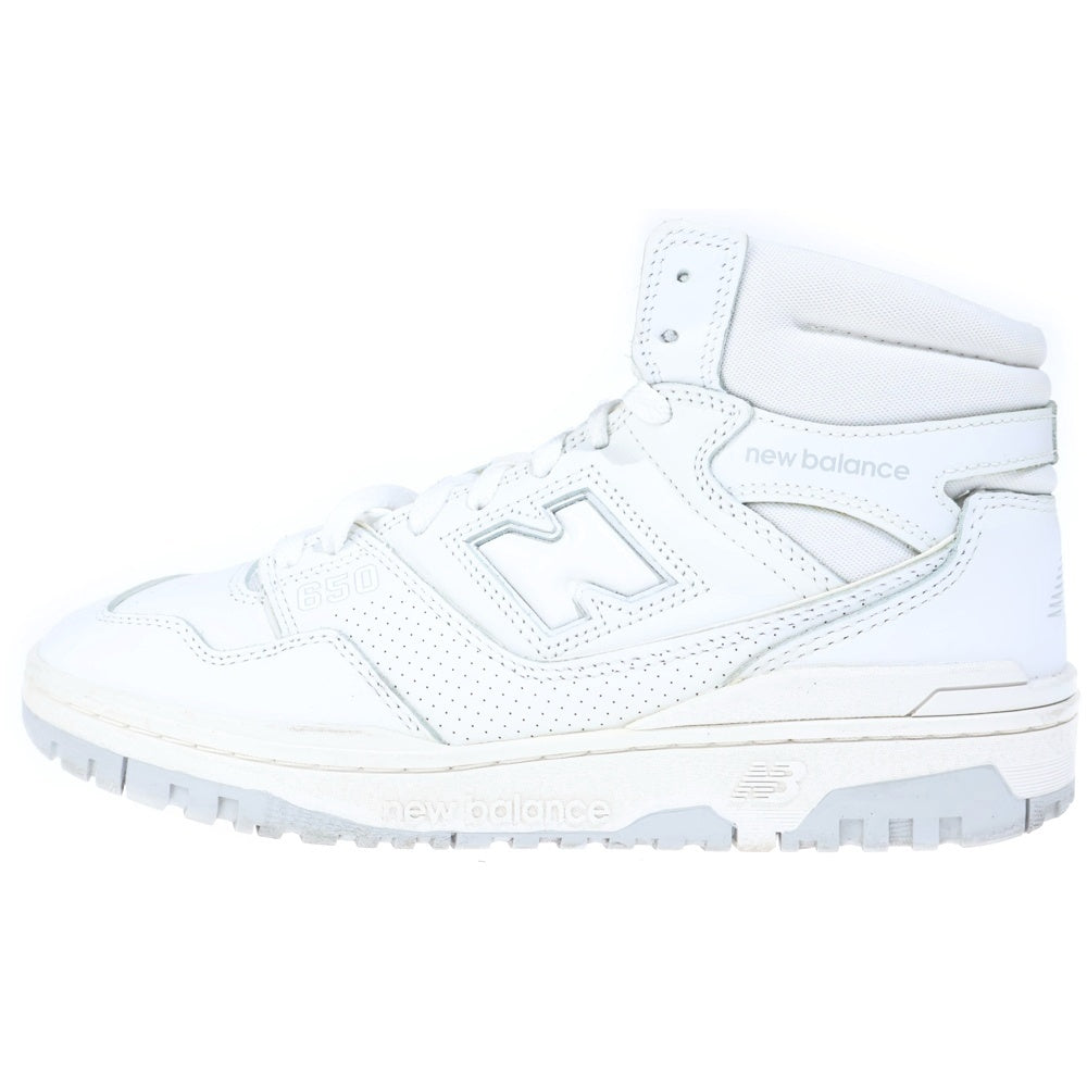 New Balance(ニューバランス) 650 Triple Whiteトリプルホワイト ハイカットスニーカー ホワイト BB650RWW