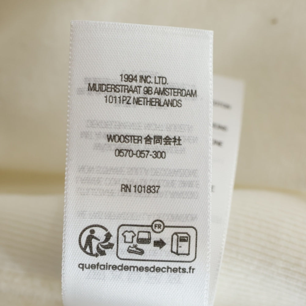 SUPREME(シュプリーム) 25SS Washed Box Logo Crewneck ウォッシュド ボックスロゴプリント クルーネック プルオーバースウェットトレーナー ホワイト
