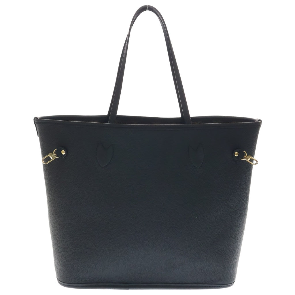 LOUIS VUITTON(ルイヴィトン) モノグラム ネヴァーフル・インサイドアウトMM 2WAYバッグ ハンドバッグ トートバッグ ショルダーバッグ ブラック×ブラウン レザー×PVC M28351 ゴールド金具 レディース