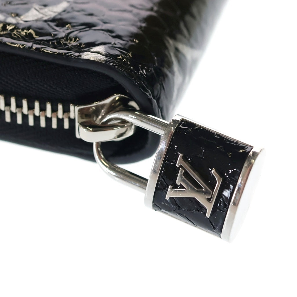 LOUIS VUITTON(ルイヴィトン) ジッピー ウォレット モノグラム エキゾチック パイソン レザー 長財布 シルバー金具 ブラック N96955
