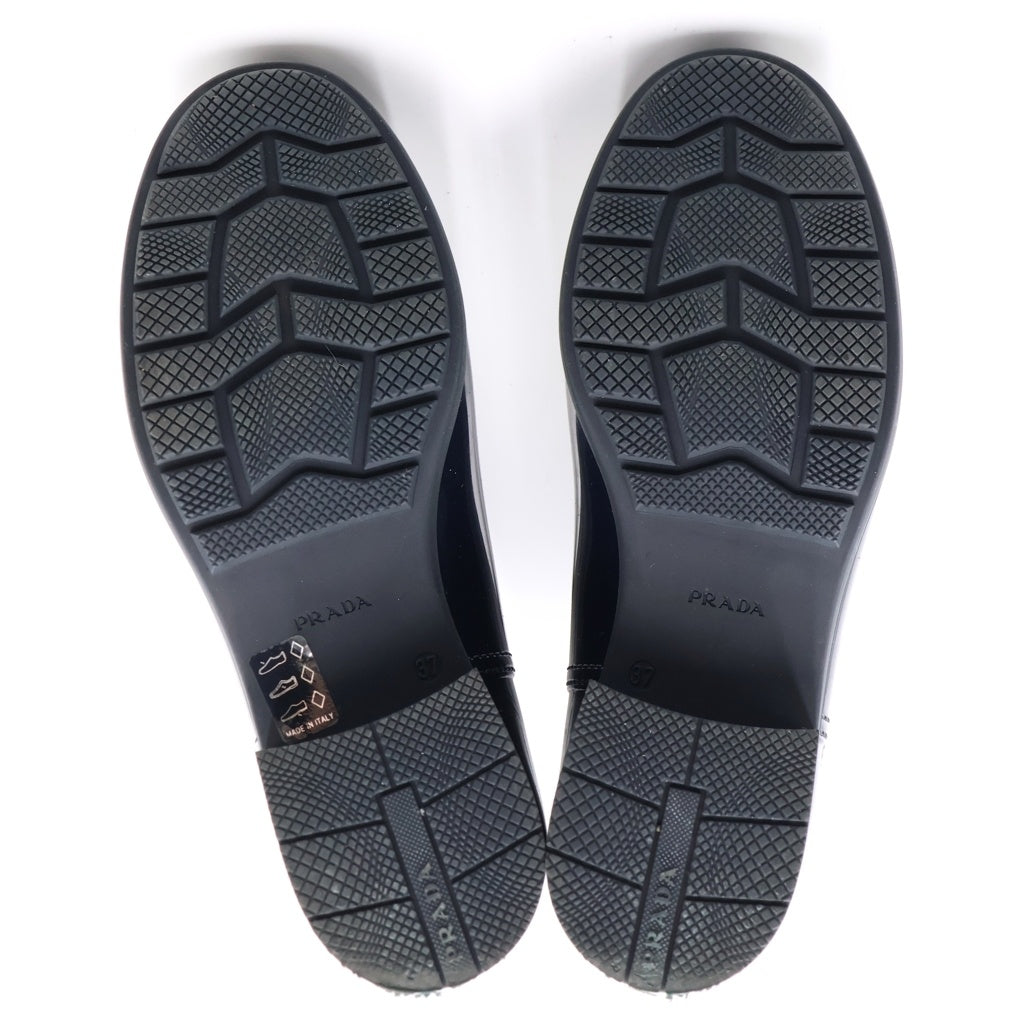 PRADA(プラダ) ラバーレインブーツ ネイビー #37 レディース
