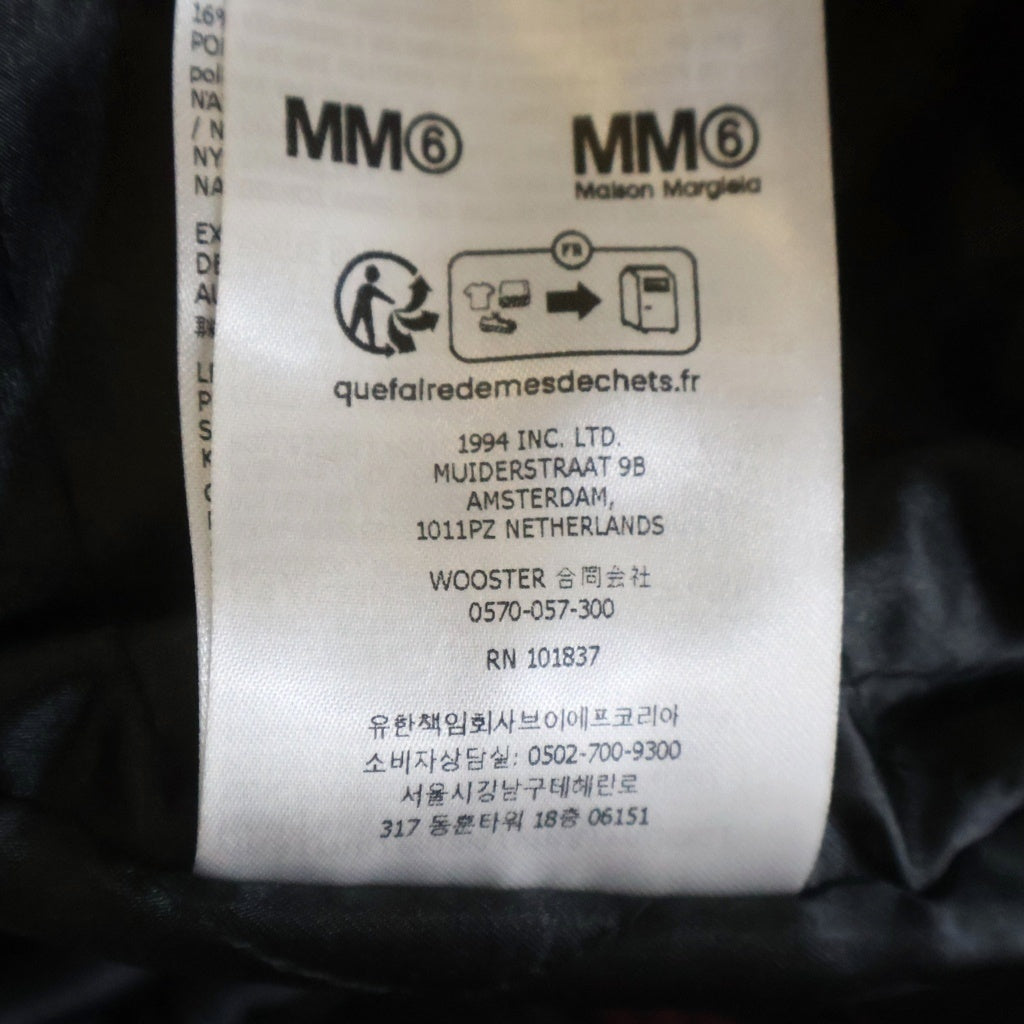 SUPREME(シュプリーム) ×MM6 24SS スプリット バーシティ ジャケット ブラック×マルチカラー #M
