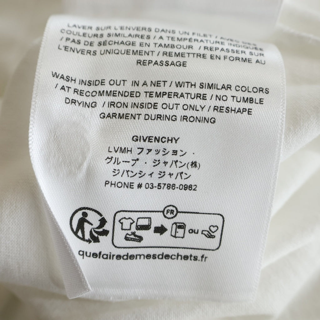 GIVENCHY(ジバンシィ) 4G レース フロントロゴ 半袖Tシャツ カットソー ホワイト BW70AS3YP7 レディース