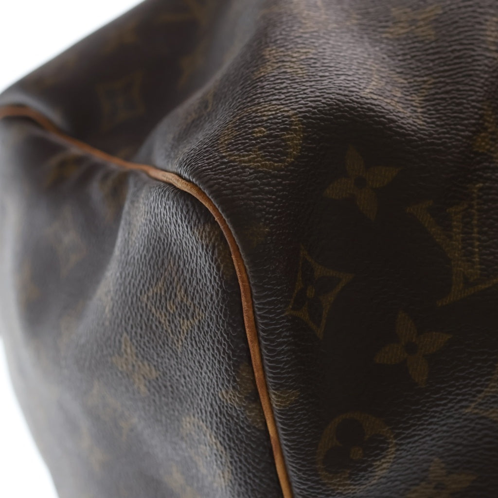 LOUIS VUITTON(ルイヴィトン) モノグラム キーポル50 PVC レザー ボストンバッグ ハンドバッグ M41426 ブラウン レディース