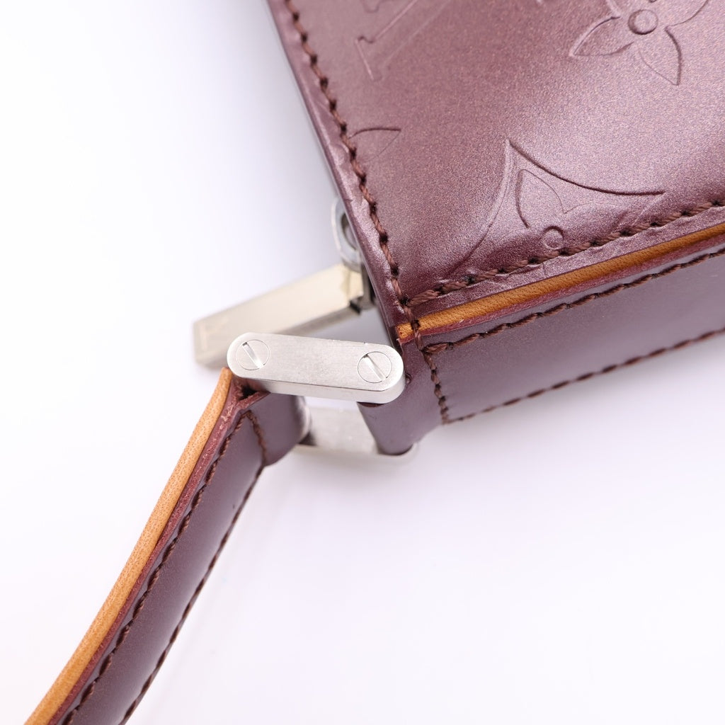 LOUIS VUITTON(ルイヴィトン) モノグラムマット ファウラー シルバー金具 ワンショルダーバッグ M55146 パープル レディース