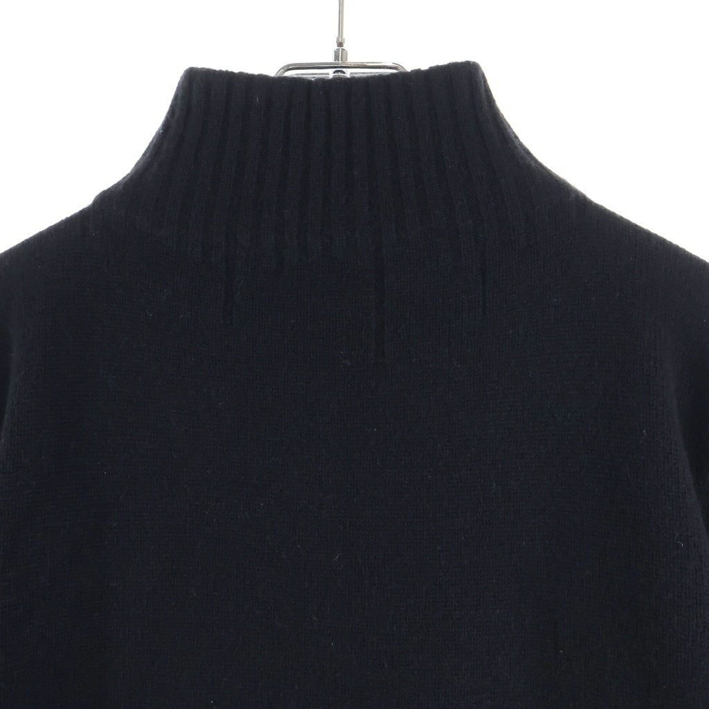 HERMES(エルメス) 00s OLD ハーフジップニット セーター ウール ブラック レディース