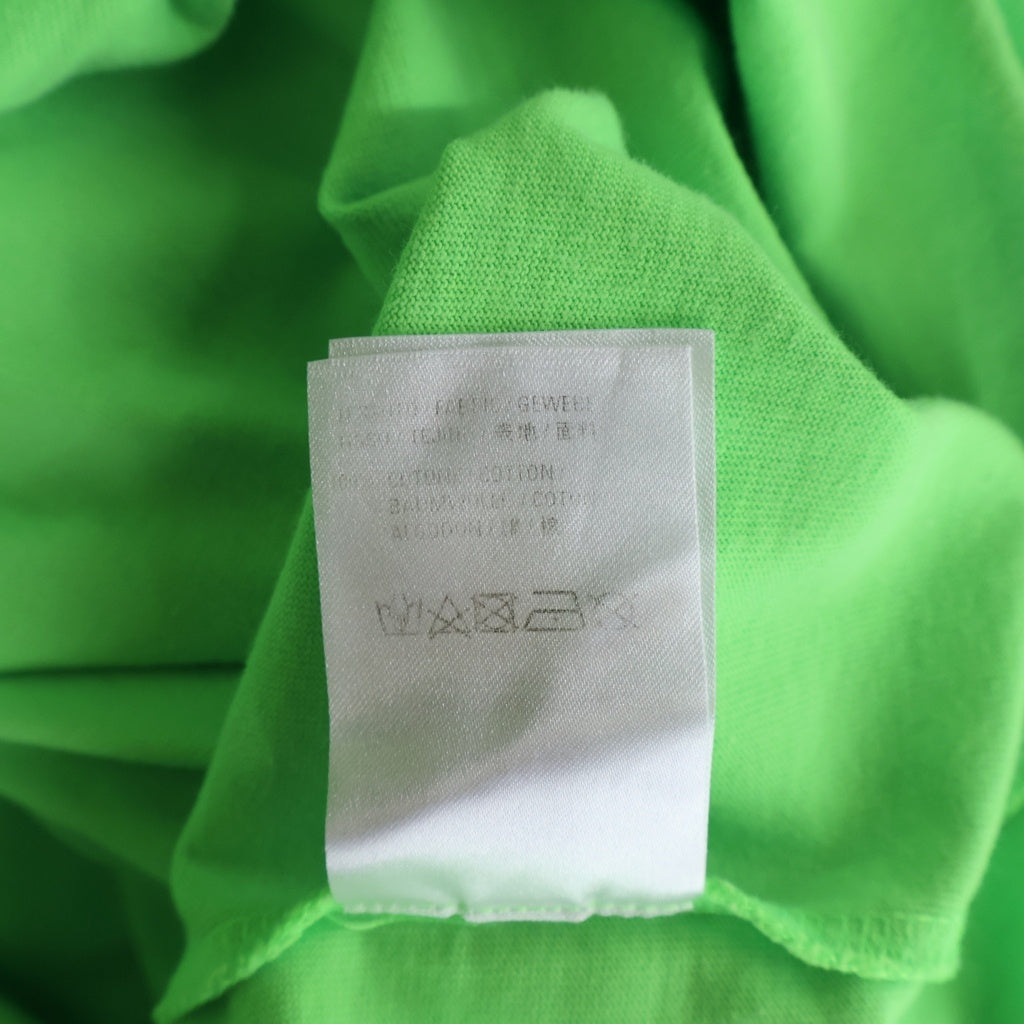 BALENCIAGA(バレンシアガ) WFPプリント クルーネック 半袖Tシャツ カットソー ライトグリーン 612966 THV84