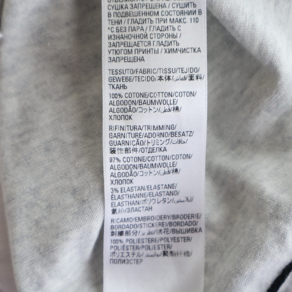 BALENCIAGA(バレンシアガ) 22SS UPSIDE DOWN S/S TEE アップサイドダウン リメイク加工 クルーネック 半袖Tシャツ カットソー ホワイト/グレー 698811 TMVC9