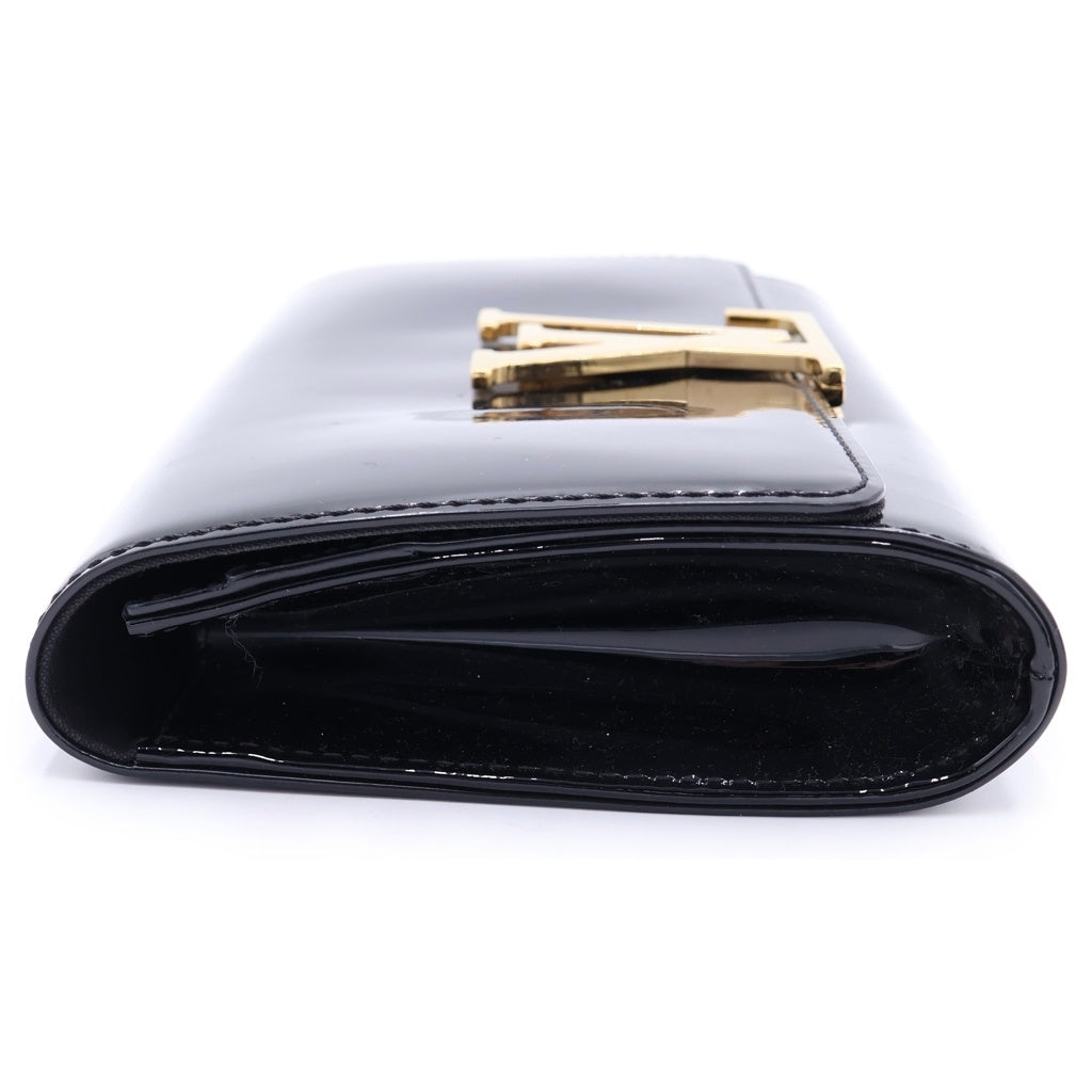 LOUIS VUITTON(ルイヴィトン) ヴェルニ ポシェットルイーズEW NM クラッチバッグ セカンドバッグ ハンドバッグ M51634 ブラック レディース