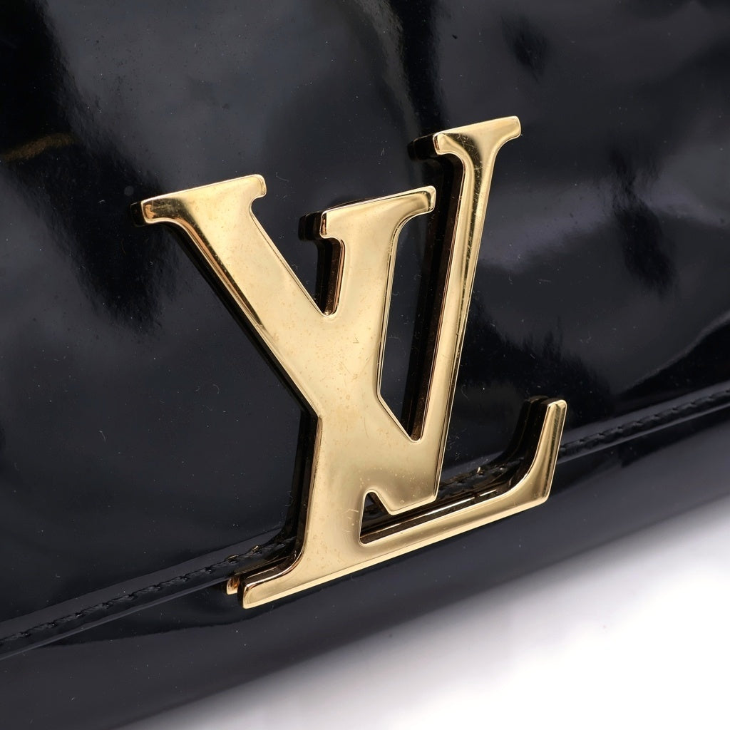LOUIS VUITTON(ルイヴィトン) ヴェルニ ポシェットルイーズEW NM クラッチバッグ セカンドバッグ ハンドバッグ M51634 ブラック レディース