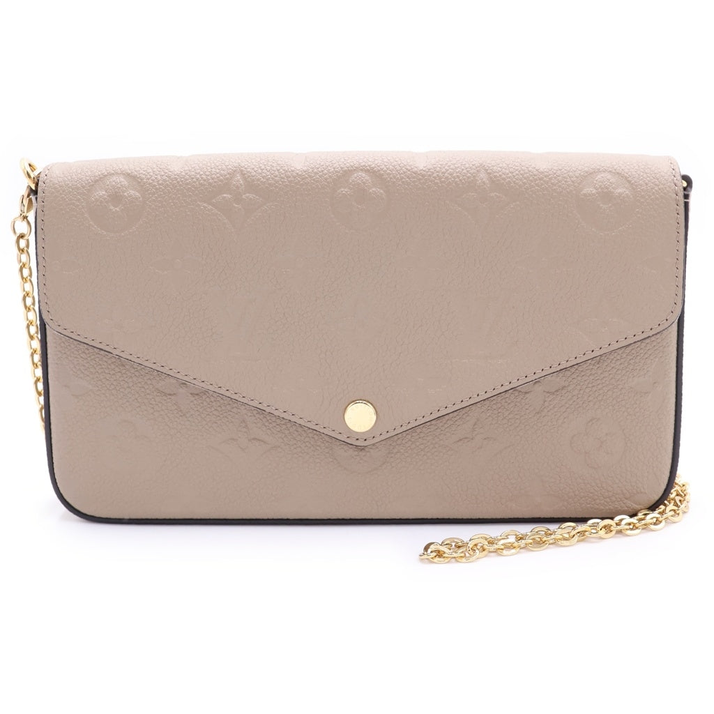 LOUIS VUITTON(ルイヴィトン) モノグラムアンプラント ポシェット・フェリシー チェーンウォレット ショルダーバッグ M82363 RFID レディース