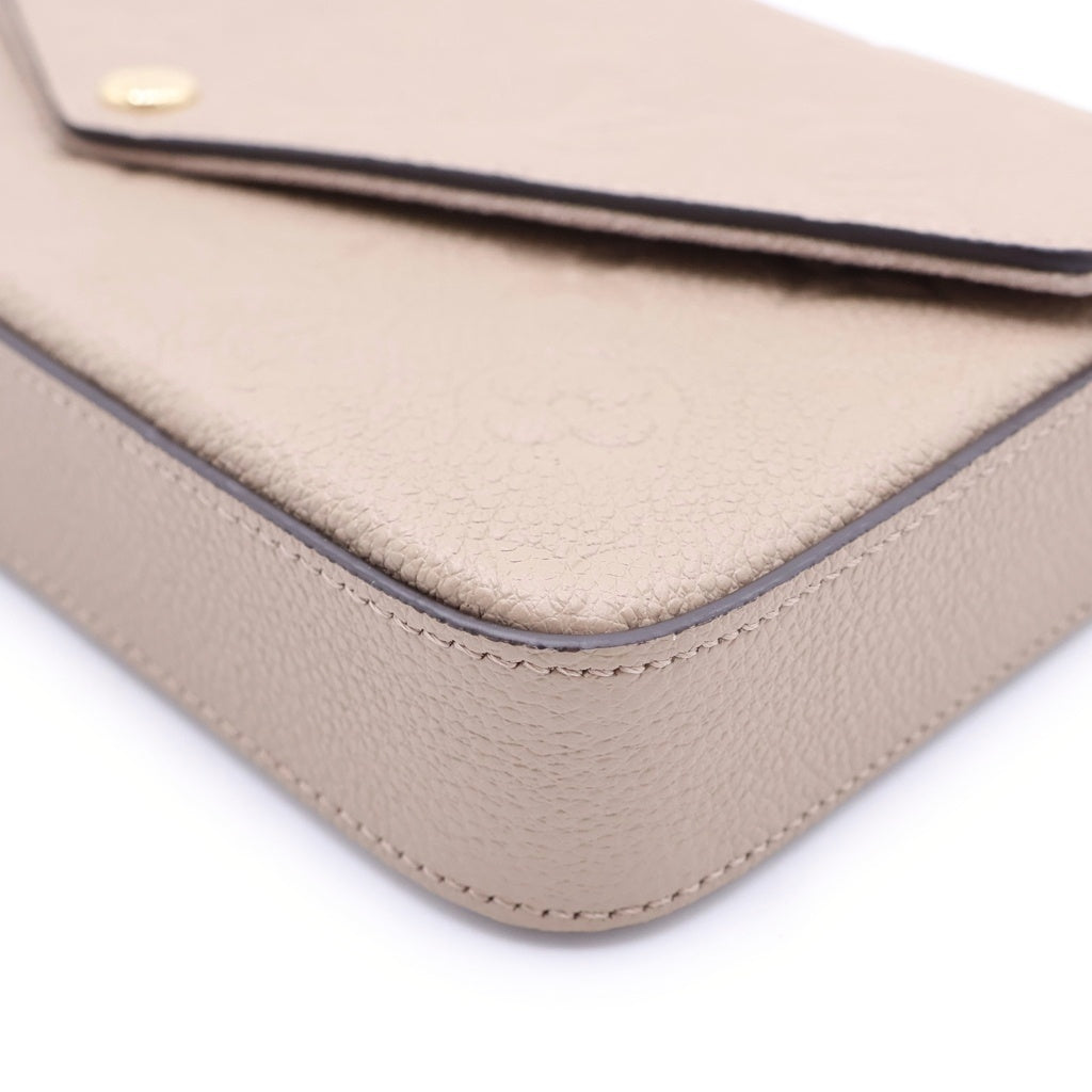 LOUIS VUITTON(ルイヴィトン) モノグラムアンプラント ポシェット・フェリシー チェーンウォレット ショルダーバッグ M82363 RFID レディース