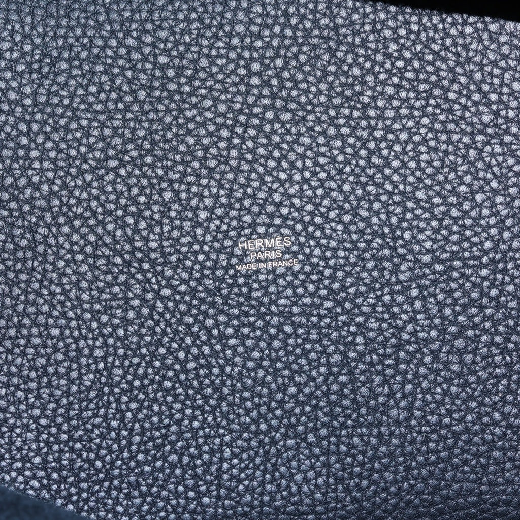 HERMES(エルメス) ピコタンロックMM トリヨンクレマンス ゴールド金具 Y刻印 ハンドバッグ ブラック レディース