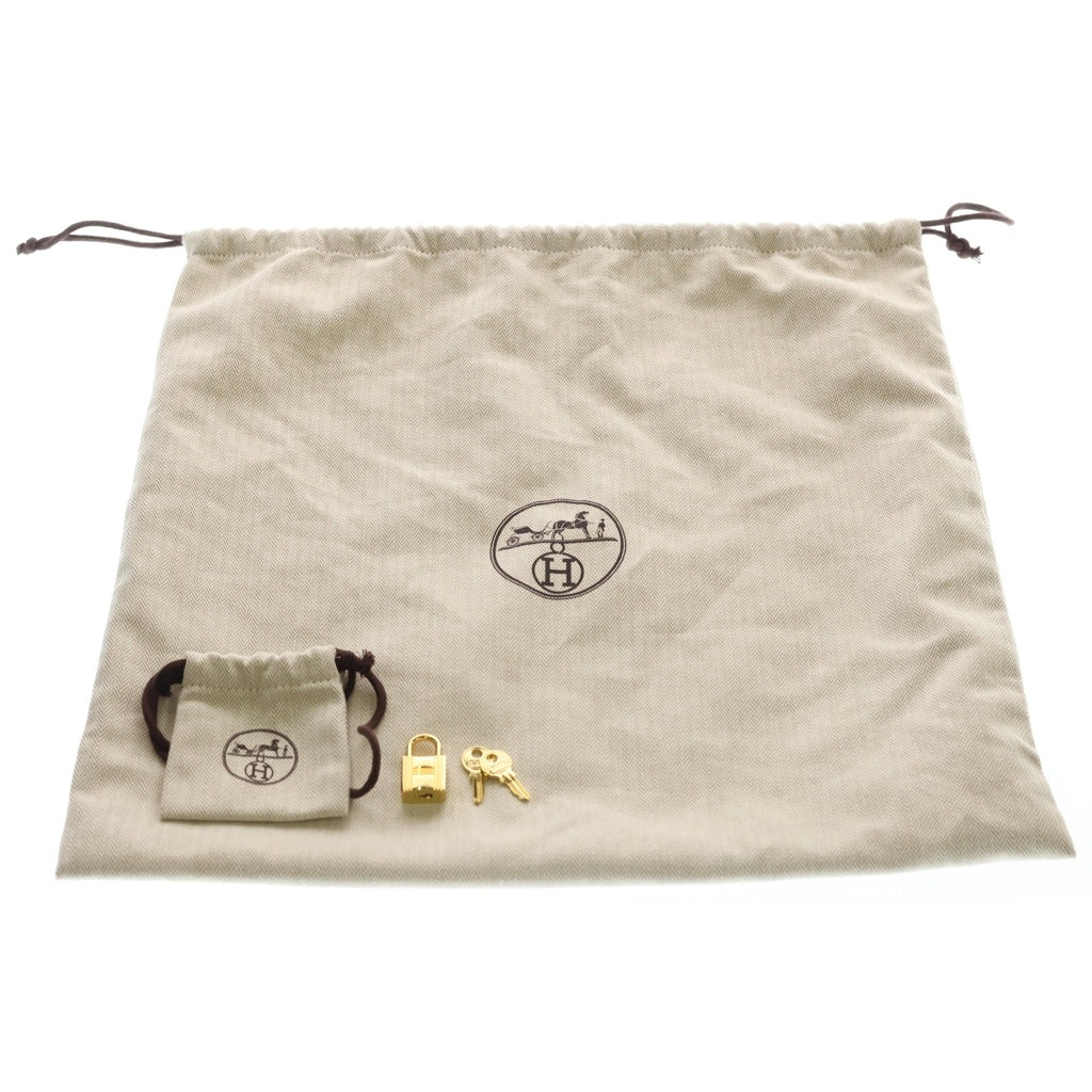 HERMES(エルメス) ピコタンロックMM トリヨンクレマンス ゴールド金具 Y刻印 ハンドバッグ ブラック レディース