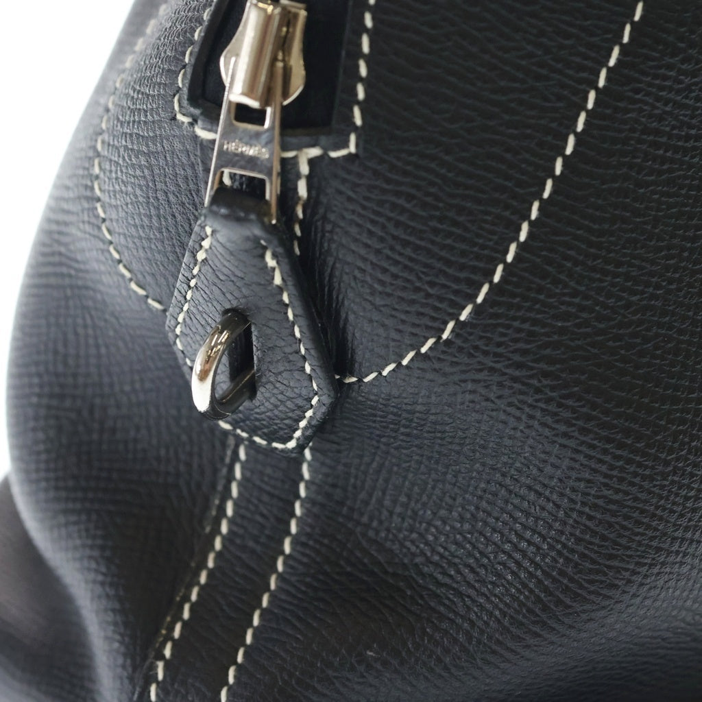 HERMES(エルメス) ボリードリラックス35 エプソン シルバー金具 T刻印 ハンドバッグ ブラック レディース
