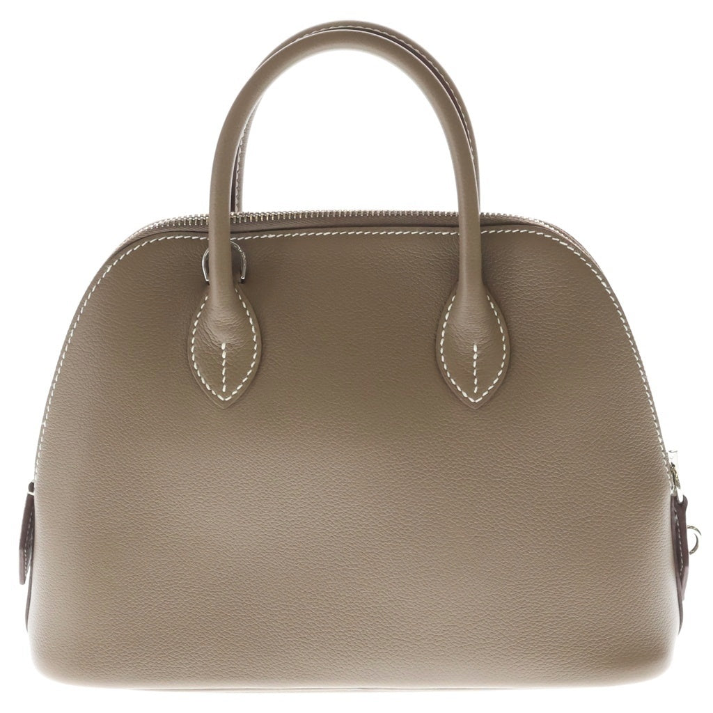 HERMES(エルメス) ボリード1923 25 エトゥープ 2WAYバッグ ハンドバッグ ショルダーバッグ ブラウン レザー シルバー金具 レディース