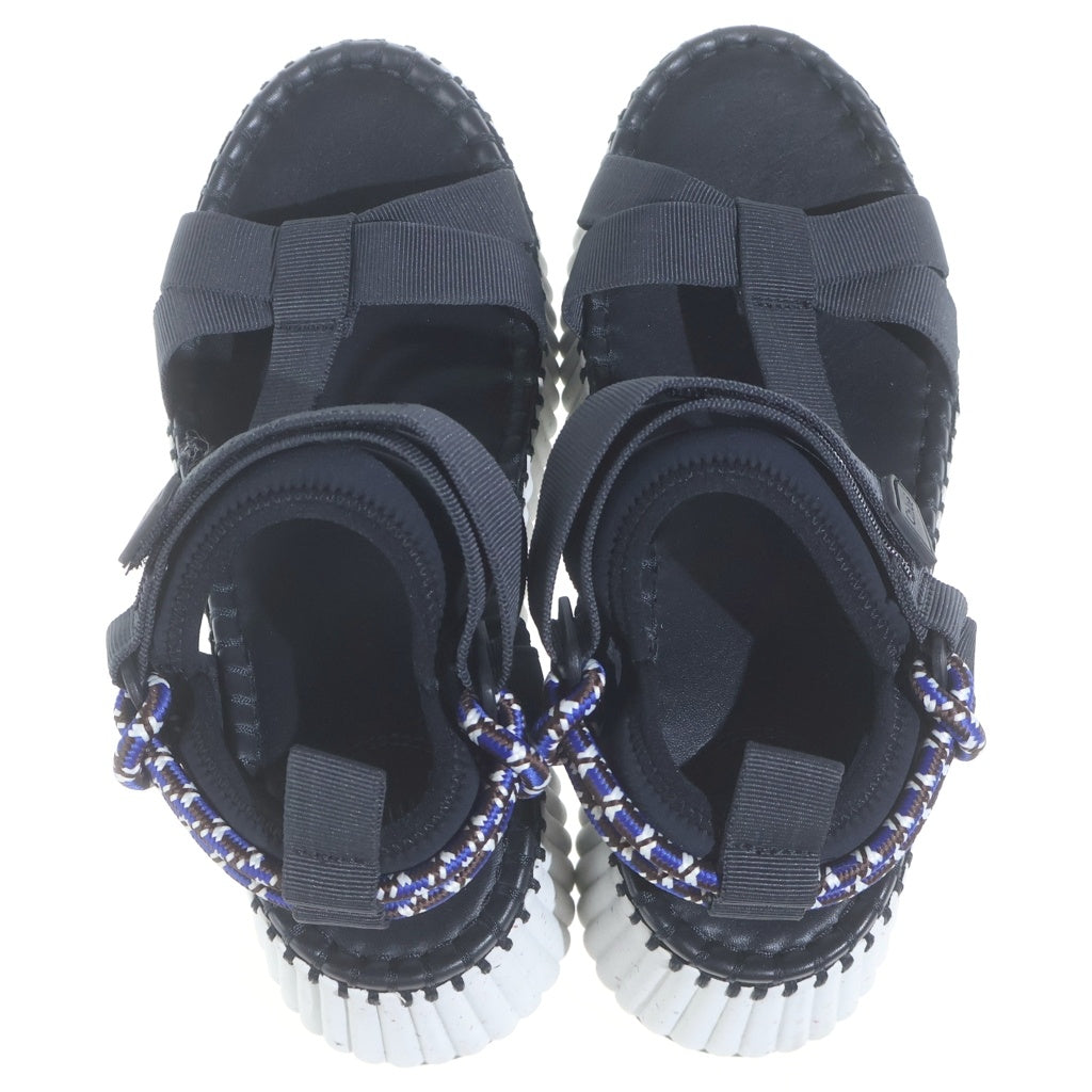 Chloe(クロエ) NAMA ウエッジサンダル ブラック 0323254 レディース