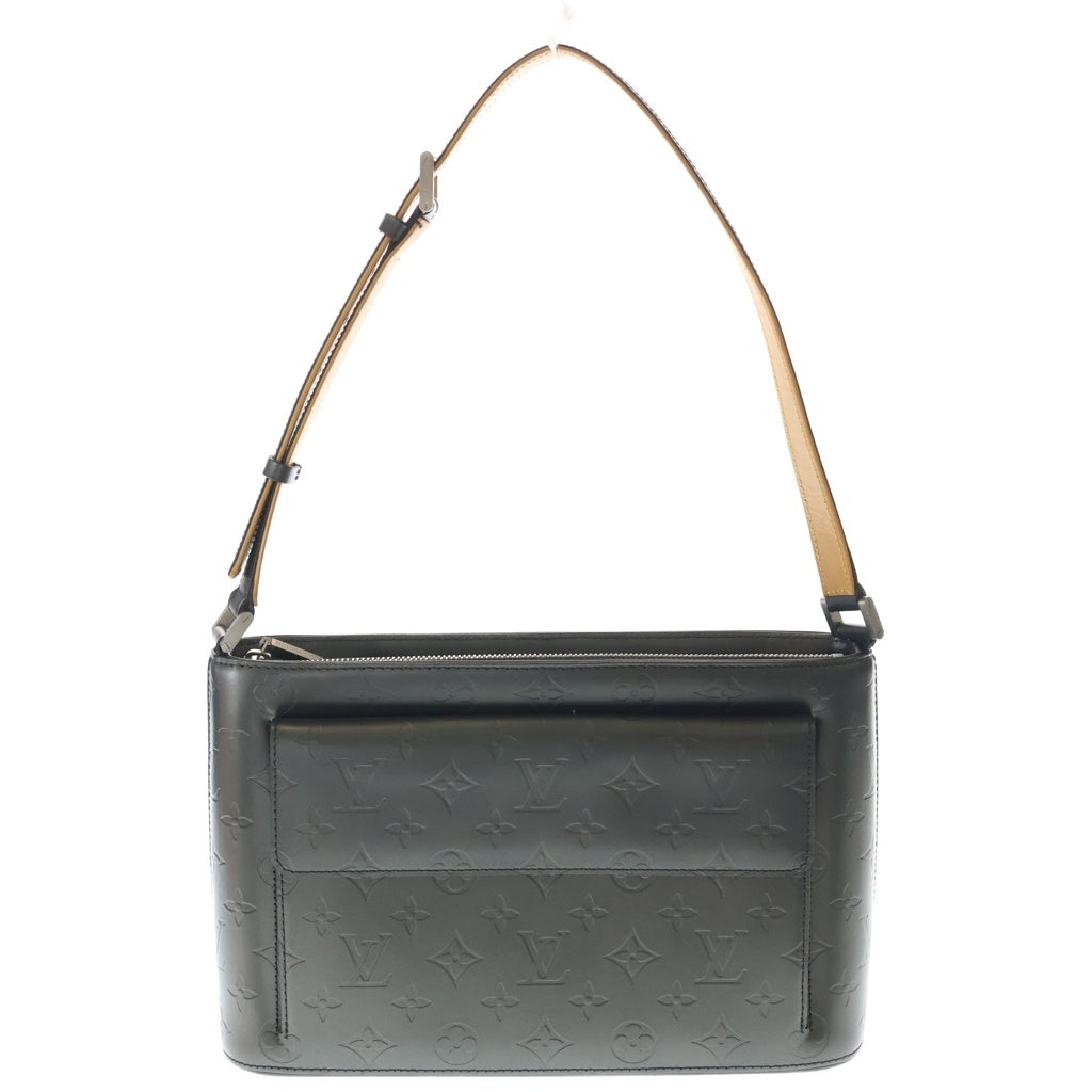 LOUIS VUITTON(ルイヴィトン) モノグラムマット アルストン ワンショルダーバッグ メタリックグレー レザー M55122 シルバー金具