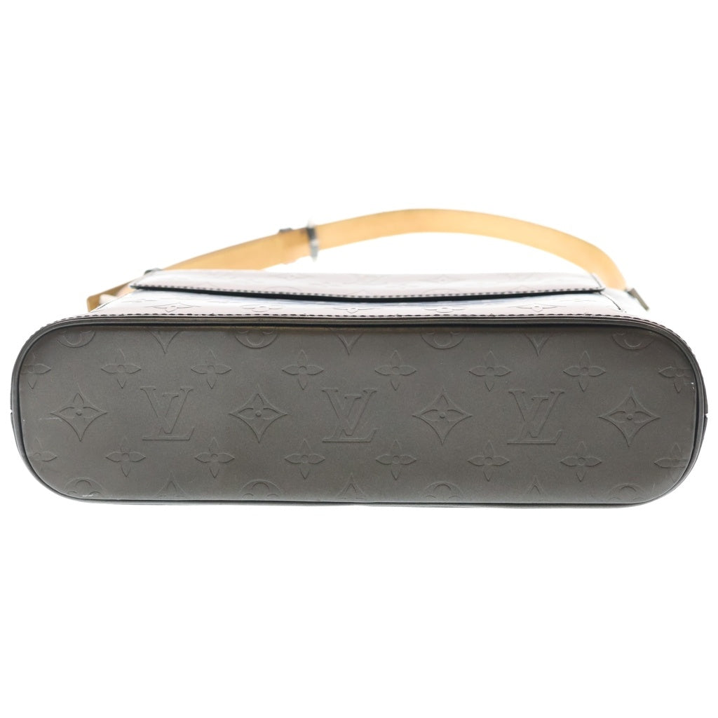 LOUIS VUITTON(ルイヴィトン) モノグラムマット アルストン ワンショルダーバッグ メタリックグレー レザー M55122 シルバー金具