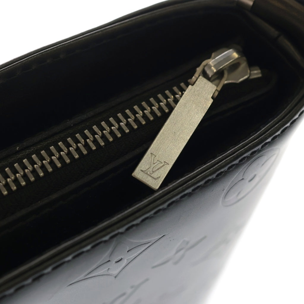 LOUIS VUITTON(ルイヴィトン) モノグラムマット アルストン ワンショルダーバッグ メタリックグレー レザー M55122 シルバー金具