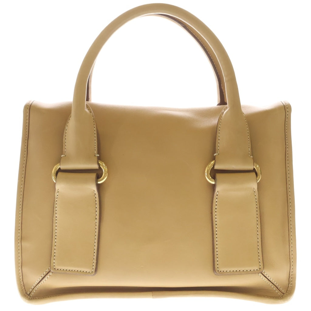 PRADA(プラダ) 2WAYハンドバッグ ショルダーバッグ ブラウン ベージュ レザー BN2135 ゴールド金具 レディース