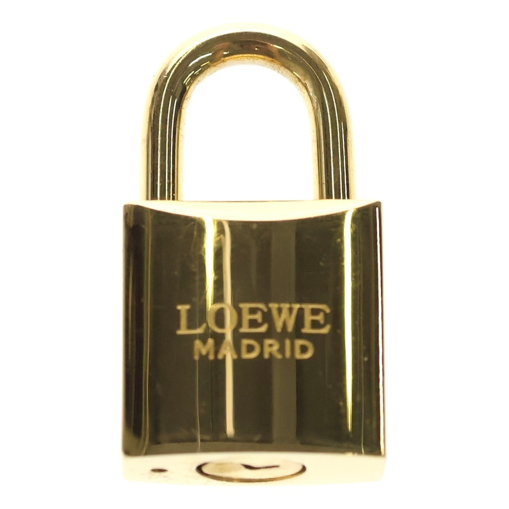 LOEWE(ロエベ) ヘリテージ ショルダーバック ゴールド金具 レザー ゴールド レディース