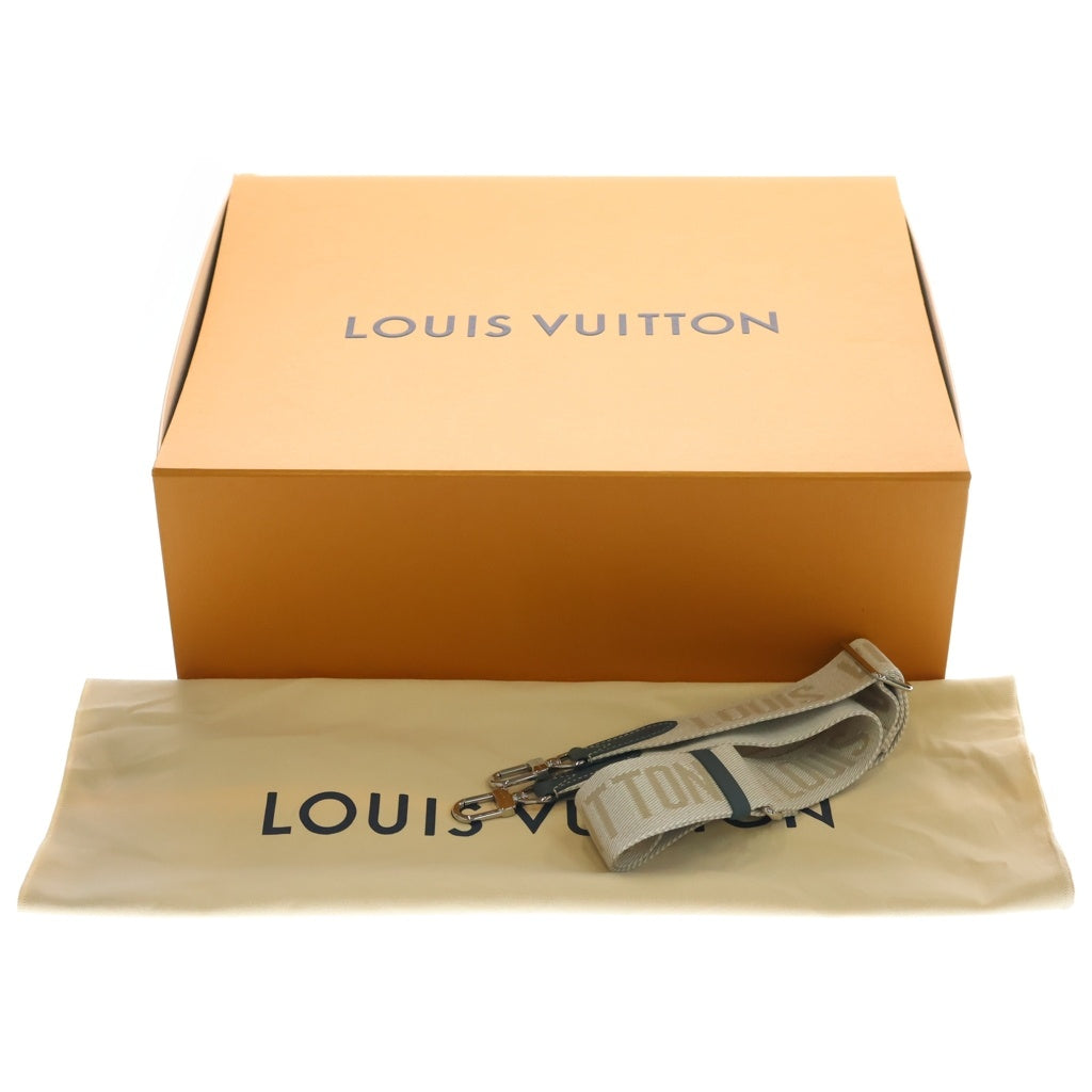 LOUIS VUITTON(ルイヴィトン) モノグラム ウォッシュデニム ウィークエンドトートNM キャンバス レザー 2WAY ハンドバッグ ショルダーバッグ トートバッグ ICタイプ ブルー M22537 レディース