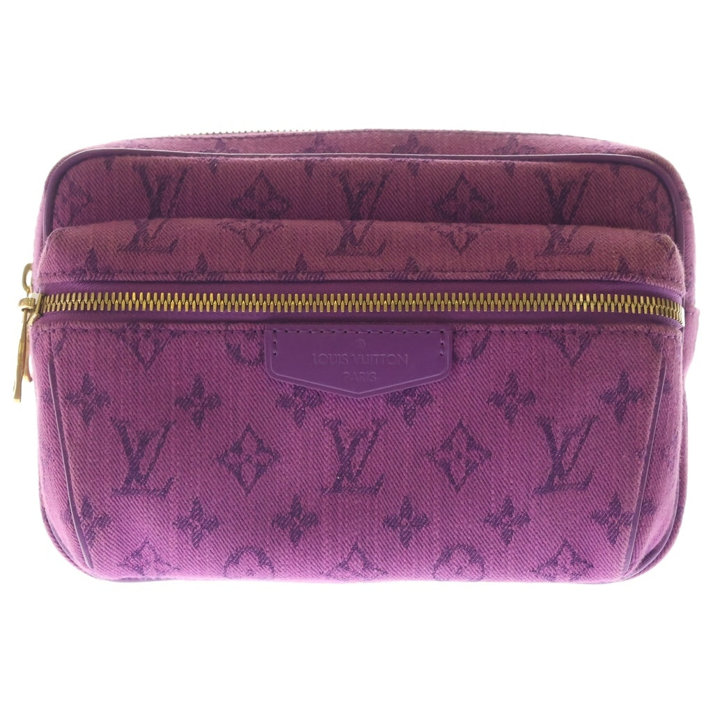 LOUIS VUITTON(ルイヴィトン) モノグラムデニム バムバッグ アウトドア デニム ショルダーバッグ ボディバッグ ICタイプ ヴィオレ パープル M44624 レディース